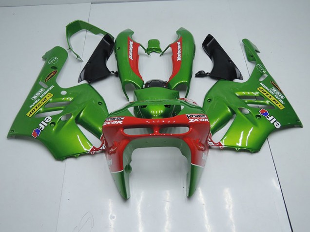 Carénage Moto ZX9R 1994-1997 - Vert Rouge Vente en Gros Carénage Moto ZX9R 1994-1997 - Vert Rouge Vente en Gros