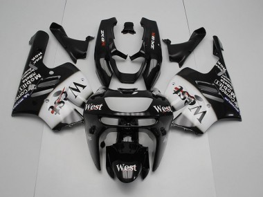 Carénage Moto ZX9R 1994-1997 - Noir Blanc West Vente en Gros