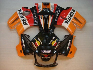 Carénage Moto CBR 600 F3 1995-1998 - Noir Orange Repsol Vente en Gros
