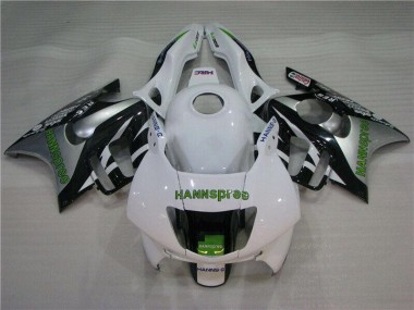 Carénage Moto CBR 600 F3 1995-1998 - Blanc Vert Hannspree Vente en Gros