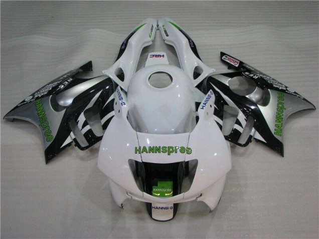 Carénage Moto CBR 600 F3 1995-1998 - Blanc Vert Hannspree Vente en Gros Carénage Moto CBR 600 F3 1995-1998 - Blanc Vert Hannspree Vente en Gros