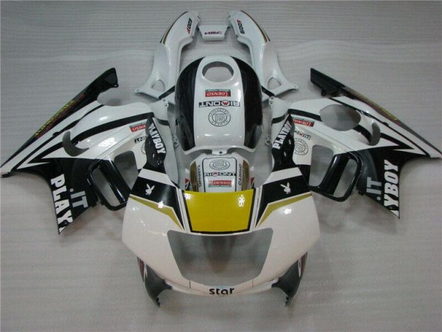 Carénage Moto CBR 600 F3 1995-1998 - Blanc Noir Playboy Vente en Gros