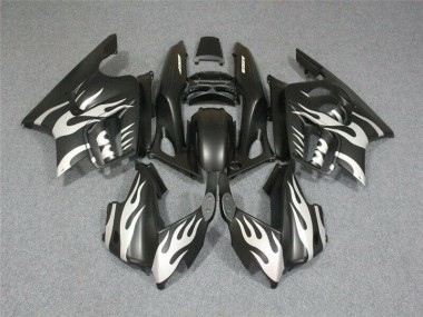 Carénage Moto CBR 600 F3 1995-1998 - Noir Blanc Flamme Vente en Gros