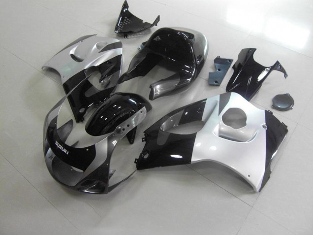 Carénage Moto GSXR 600 1996-2000 - Argent Gris No Décalque Vente en Gros Carénage Moto GSXR 600 1996-2000 - Argent Gris No Décalque Vente en Gros