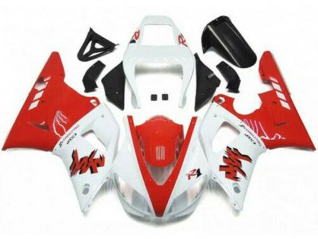 Carénage Moto R1 1998-1999 - Rouge Blanc Vente en Gros Carénage Moto R1 1998-1999 - Rouge Blanc Vente en Gros