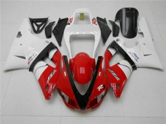 Carénages Moto R1 1998-1999 - Rouge Blanc Vente en Gros Carénages Moto R1 1998-1999 - Rouge Blanc Vente en Gros