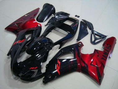 Carénage Moto R1 1998-1999 - Noir Rouge Vente en Gros
