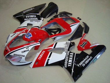 Carénage Moto R1 1998-1999 - Noir Rouge Décalque Vente en Gros