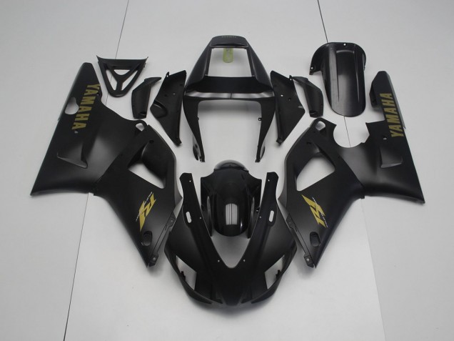 Carénage Moto R1 1998-1999 - Noir Mat Jaune Vente en Gros Carénage Moto R1 1998-1999 - Noir Mat Jaune Vente en Gros