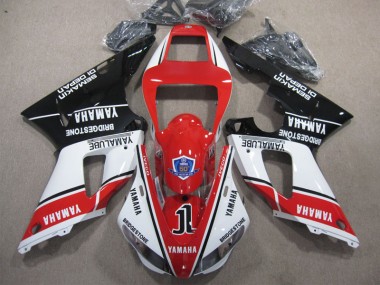 Carénage Moto R1 1998-1999 - Rouge Blanc Noir 50 Vente en Gros