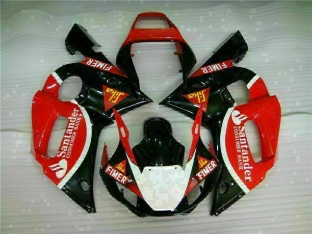 Carénages Moto R6 1998-2002 - Rouge Noir Vente en Gros Carénages Moto R6 1998-2002 - Rouge Noir Vente en Gros