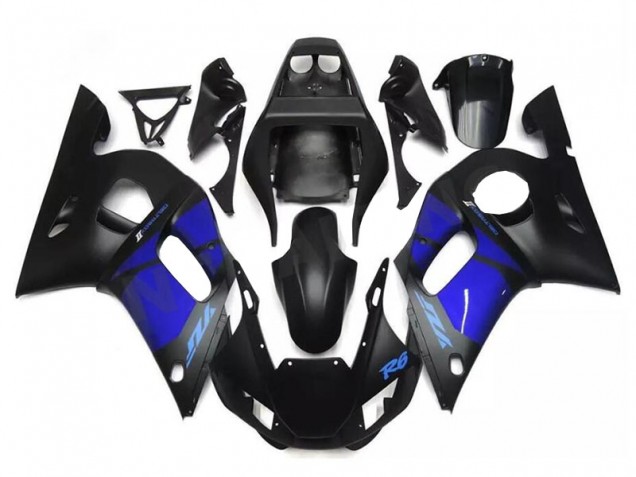 Carénage Moto R6 1998-2002 - Bleu Noir Vente en Gros Carénage Moto R6 1998-2002 - Bleu Noir Vente en Gros