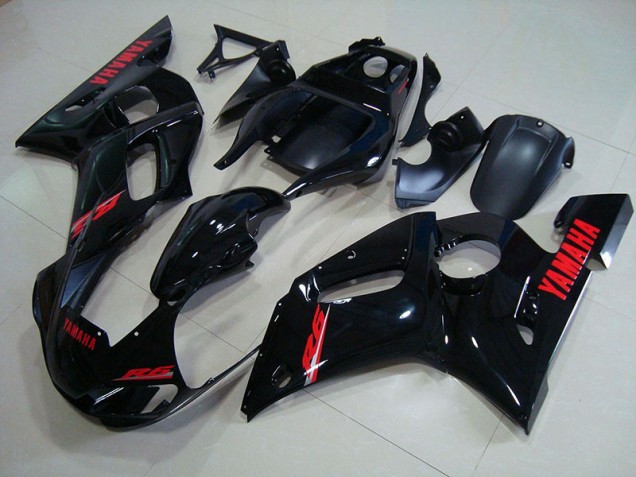 Carénages Moto R6 1998-2002 - Noir Brillant Rouge Décalque Vente en Gros Carénages Moto R6 1998-2002 - Noir Brillant Rouge Décalque Vente en Gros