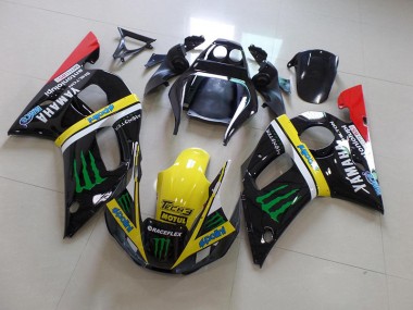 Carénage Moto R6 1998-2002 - Noir Jaune Monster Vente en Gros