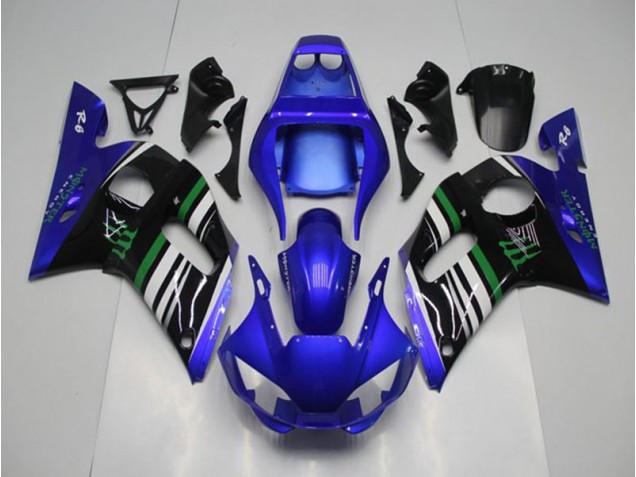 Carénage Moto R6 1998-2002 - Bleu Monster Vente en Gros Carénage Moto R6 1998-2002 - Bleu Monster Vente en Gros