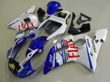 Carénage Moto R6 1998-2002 - Bleu Blanc Fiat Vente en Gros