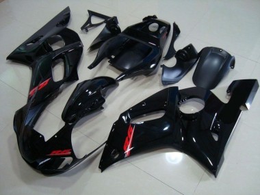 Carénage Moto R6 1998-2002 - Noir Brillant Rouge Décalque Vente en Gros