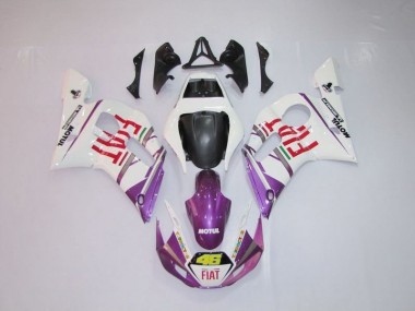 Carénage Moto R6 1998-2002 - Blanc Violet Fiat 46 Vente en Gros