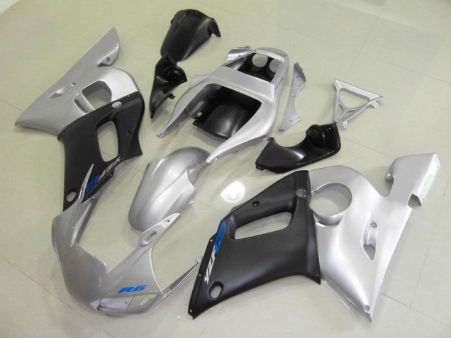 Carénage Moto R6 1998-2002 - Noir Argent Vente en Gros Carénage Moto R6 1998-2002 - Noir Argent Vente en Gros