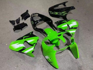 Carénage Moto ZX9R 2000-2001 - Vert Noir Brillant Vente en Gros