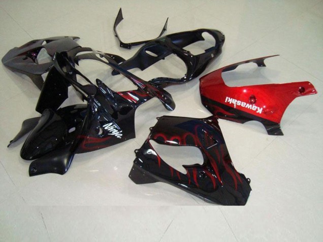 Carénage Moto ZX9R 2000-2001 - Rouge Flamme Vente en Gros Carénage Moto ZX9R 2000-2001 - Rouge Flamme Vente en Gros