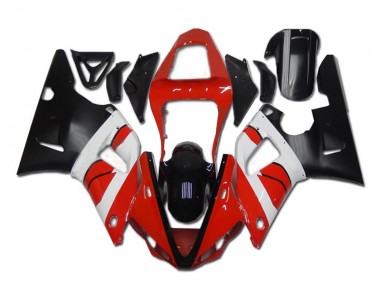 Carénage Moto R1 2000-2001 - Rouge Blanc Noir Vente en Gros