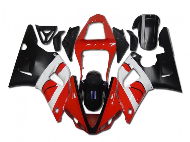 Carénage Moto R1 2000-2001 - Rouge Blanc Noir Vente en Gros Carénage Moto R1 2000-2001 - Rouge Blanc Noir Vente en Gros