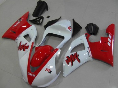 Carénage Moto R1 2000-2001 - Rouge Blanc Courses Vente en Gros