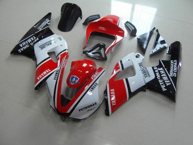 Carénage Moto R1 2000-2001 - Rouge Blanc Yamalube Courses Vente en Gros