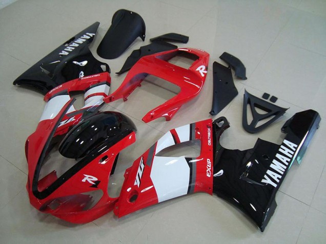 Carénage Moto R1 2000-2001 - Rouge Noir Blanc Vente en Gros Carénage Moto R1 2000-2001 - Rouge Noir Blanc Vente en Gros