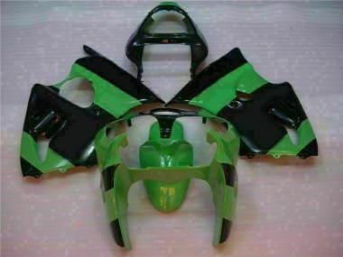 Carrosserie Moto ZX6R 2000-2002 - Vert Noir Vente en Gros