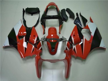 Carénage Moto ZX6R 2000-2002 - Rouge Noir Blanc Vente en Gros