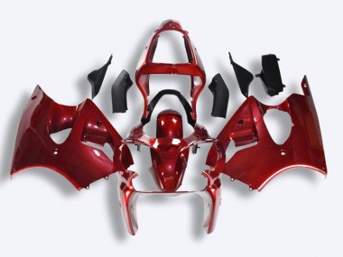 Kit Carénages Motos Complet ZX6R 2000-2002 - Rouge Vente en Gros