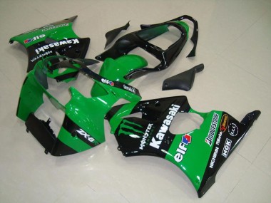 Carénage Moto ZX6R 2000-2002 - Vert Monster Vente en Gros