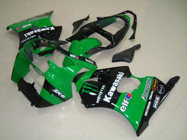 Carénage Moto ZX6R 2000-2002 - Vert Monster Vente en Gros Carénage Moto ZX6R 2000-2002 - Vert Monster Vente en Gros
