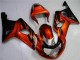 Carénage Moto GSXR 1000 K1 2000-2002 - Orange Noir Vente en Gros Carénage Moto GSXR 1000 K1 2000-2002 - Orange Noir Vente en Gros
