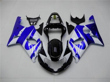 Carénage Moto GSXR 1000 K1 2000-2002 - Bleu Blanc Vente en Gros