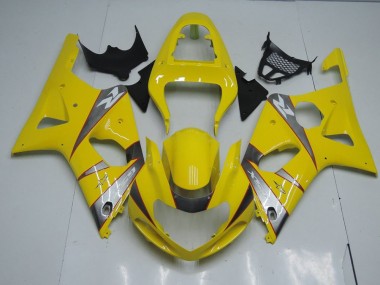 Carénage Moto GSXR 1000 K1 2000-2002 - Jaune et Gris Vente en Gros