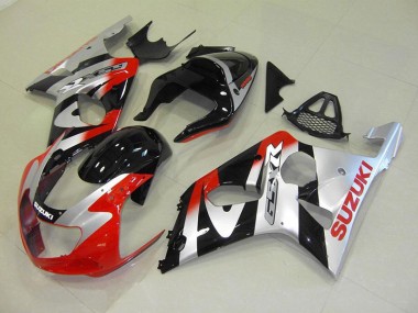 Carénage Moto GSXR 1000 K1 2000-2002 - Rouge Argent Vente en Gros