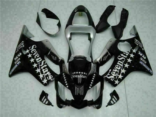 Carénage Moto CBR 600 F4i 2001-2003 - Noir Blanc SevenStarss Vente en Gros Carénage Moto CBR 600 F4i 2001-2003 - Noir Blanc SevenStarss Vente en Gros
