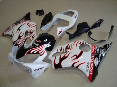Carénage Moto CBR 600 F4i 2001-2003 - Blanc Flamme Vente en Gros