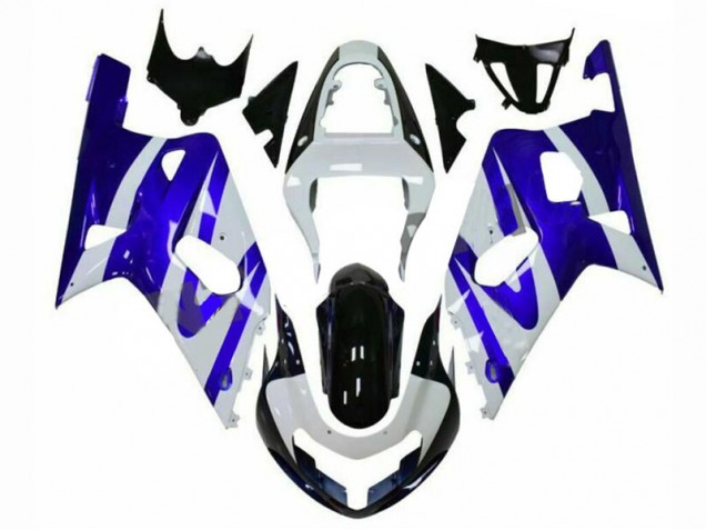 Carénage Moto GSXR 600 / 750 K1 K2 K3 2001-2003 - Bleu Blanc Vente en Gros Carénage Moto GSXR 600 / 750 K1 K2 K3 2001-2003 - Bleu Blanc Vente en Gros
