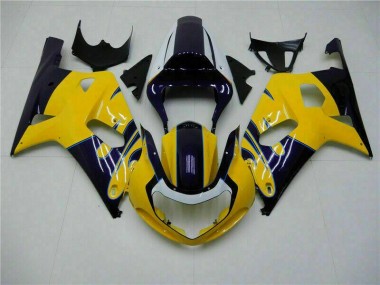 Carrosserie Moto GSXR 600 / 750 K1 K2 K3 2001-2003 - Jaune Vente en Gros