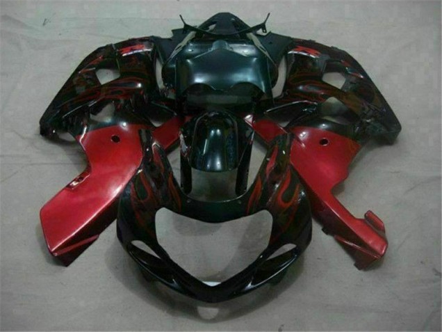 Carénage Moto GSXR 600 / 750 K1 K2 K3 2001-2003 - Noir Rouge Vente en Gros Carénage Moto GSXR 600 / 750 K1 K2 K3 2001-2003 - Noir Rouge Vente en Gros