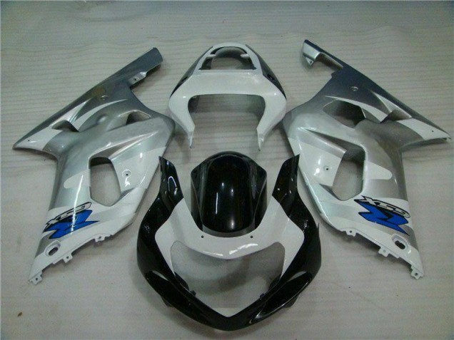 Carénages Moto GSXR 600 / 750 K1 K2 K3 2001-2003 - Argent Noir Vente en Gros Carénages Moto GSXR 600 / 750 K1 K2 K3 2001-2003 - Argent Noir Vente en Gros
