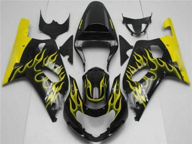 Carénage Moto GSXR 600 / 750 K1 K2 K3 2001-2003 - Noir Vente en Gros