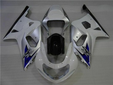 Carénage Moto GSXR 600 / 750 K1 K2 K3 2001-2003 - Blanc Argent Vente en Gros
