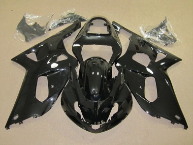 Carénage Moto GSXR 600 K1 K2 K3 2001-2003 - Noir Vente en Gros