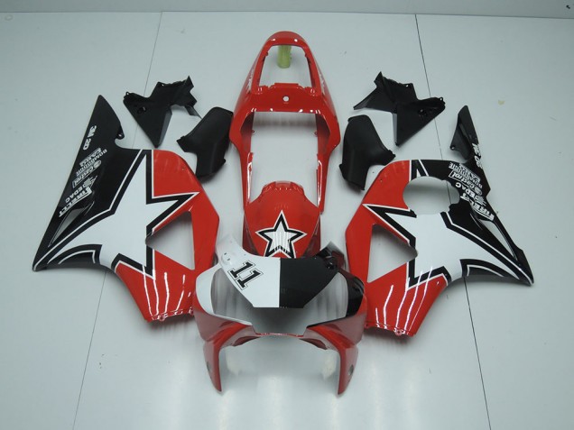Carénage Moto CBR 900 RR 954 2002-2003 - Noir Rouge Étoile Vente en Gros Carénage Moto CBR 900 RR 954 2002-2003 - Noir Rouge Étoile Vente en Gros