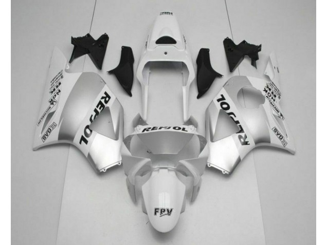Carénage Moto CBR 900 RR 954RR 2002-2003 - Blanc Argent Noir Repsol Vente en Gros Carénage Moto CBR 900 RR 954RR 2002-2003 - Blanc Argent Noir Repsol Vente en Gros